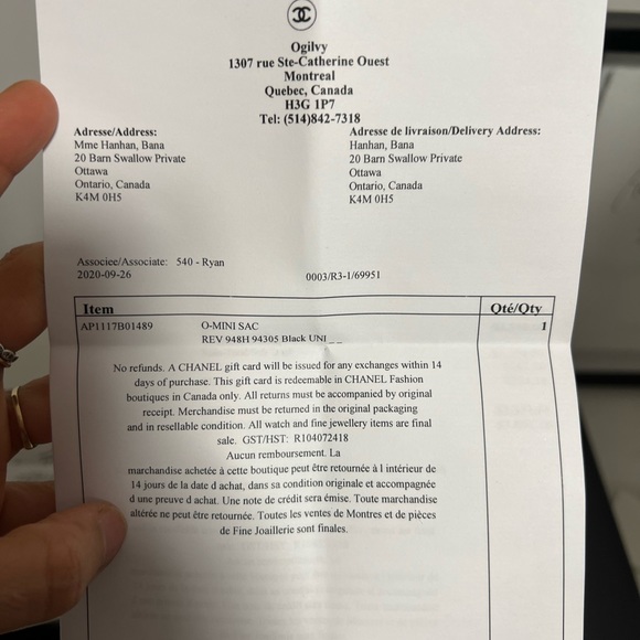 Chanel Boy Wallet On Chain - Picture 5 of 8